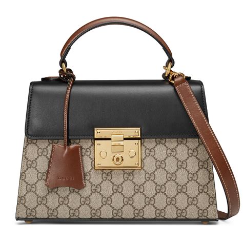 gucci padlock gg supreme top handle bag|Padlock GG Supreme top handle bag .